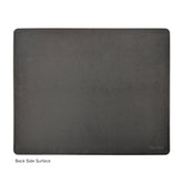 Black Leatherette Conference Pad for Glass Tabletop, 17 x 14